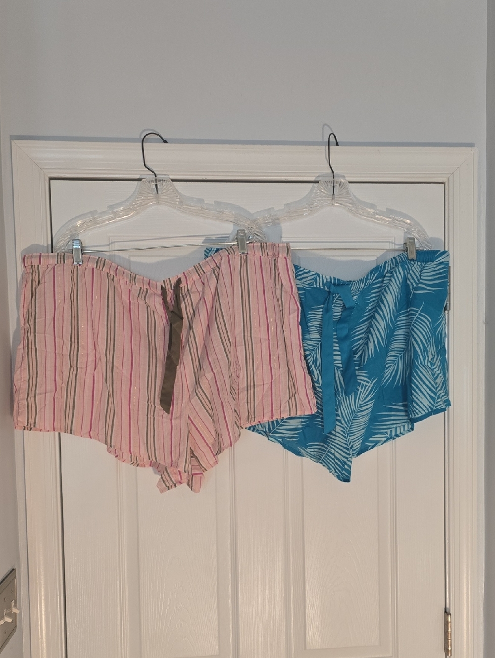 2 Pr - Drawstring Sleep Shorts